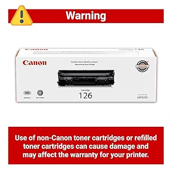 Canon　トナー Amazon.com: Canon Genuine 126 Black Toner Cartridge